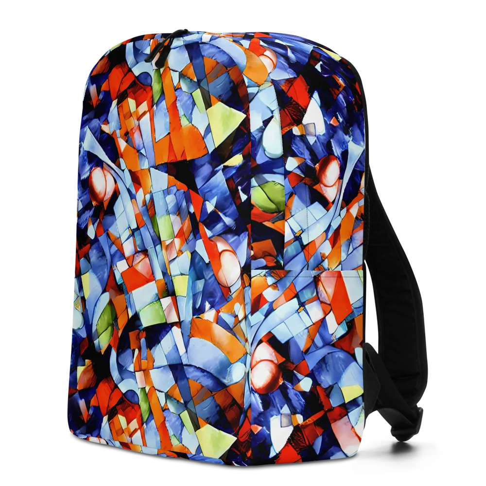 Cubist Current on Minimalist Backpack — Left