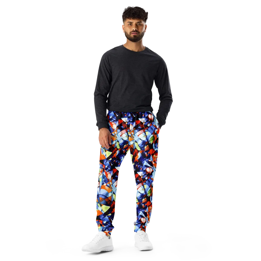 Cubist Current on Men's Joggers — Front