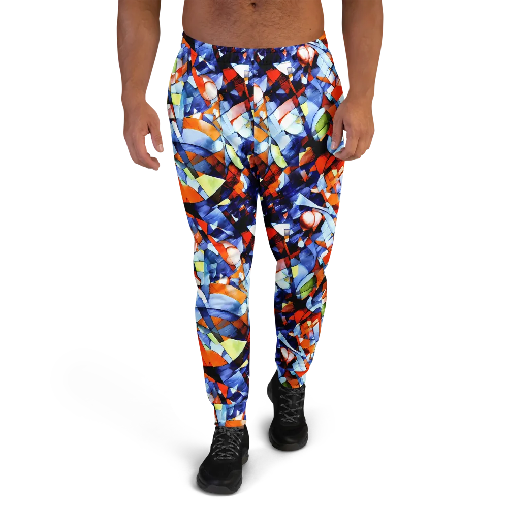 Cubist Current on Men's Joggers — Front