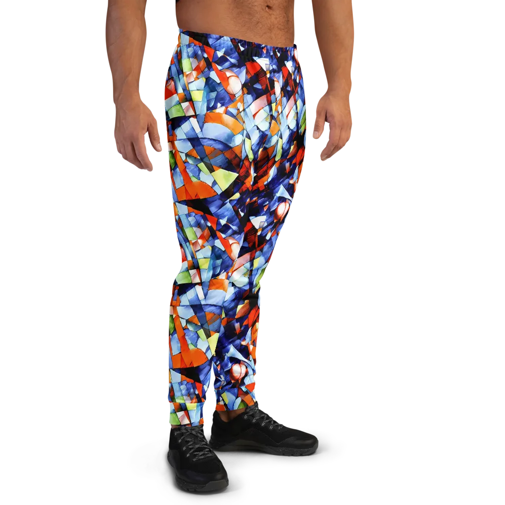 Cubist Current on Men's Joggers — Right