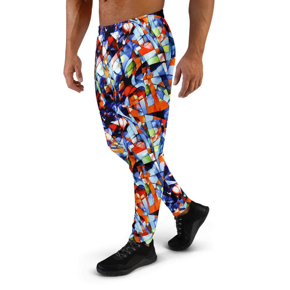Cubist Current on Men's Joggers — Left