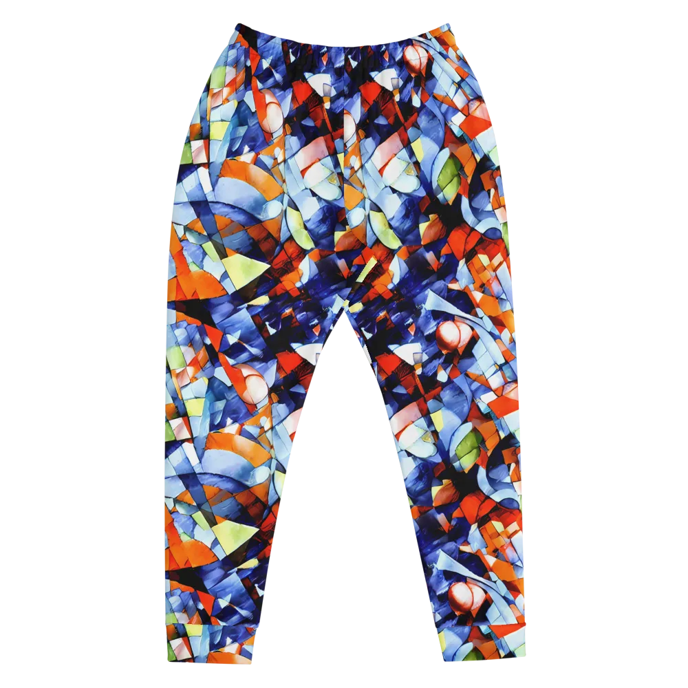 Cubist Current on Men's Joggers — Front
