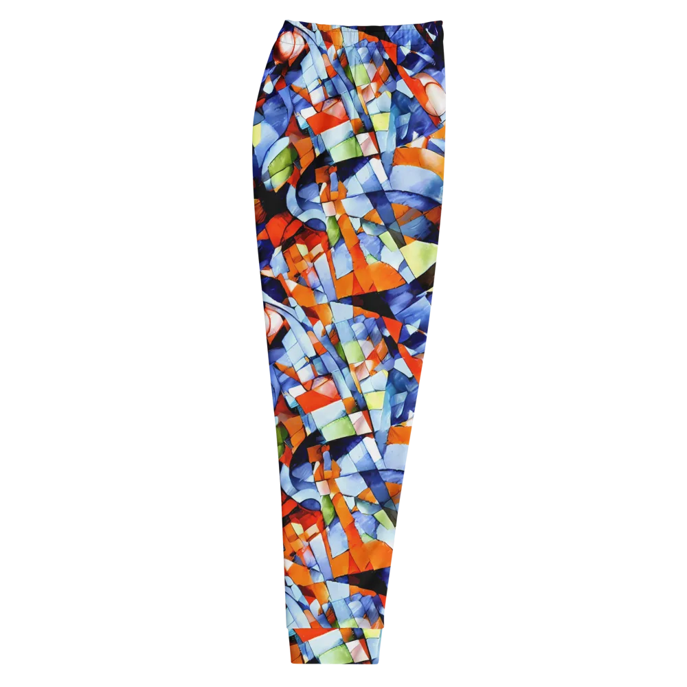 Cubist Current on Men's Joggers — Right