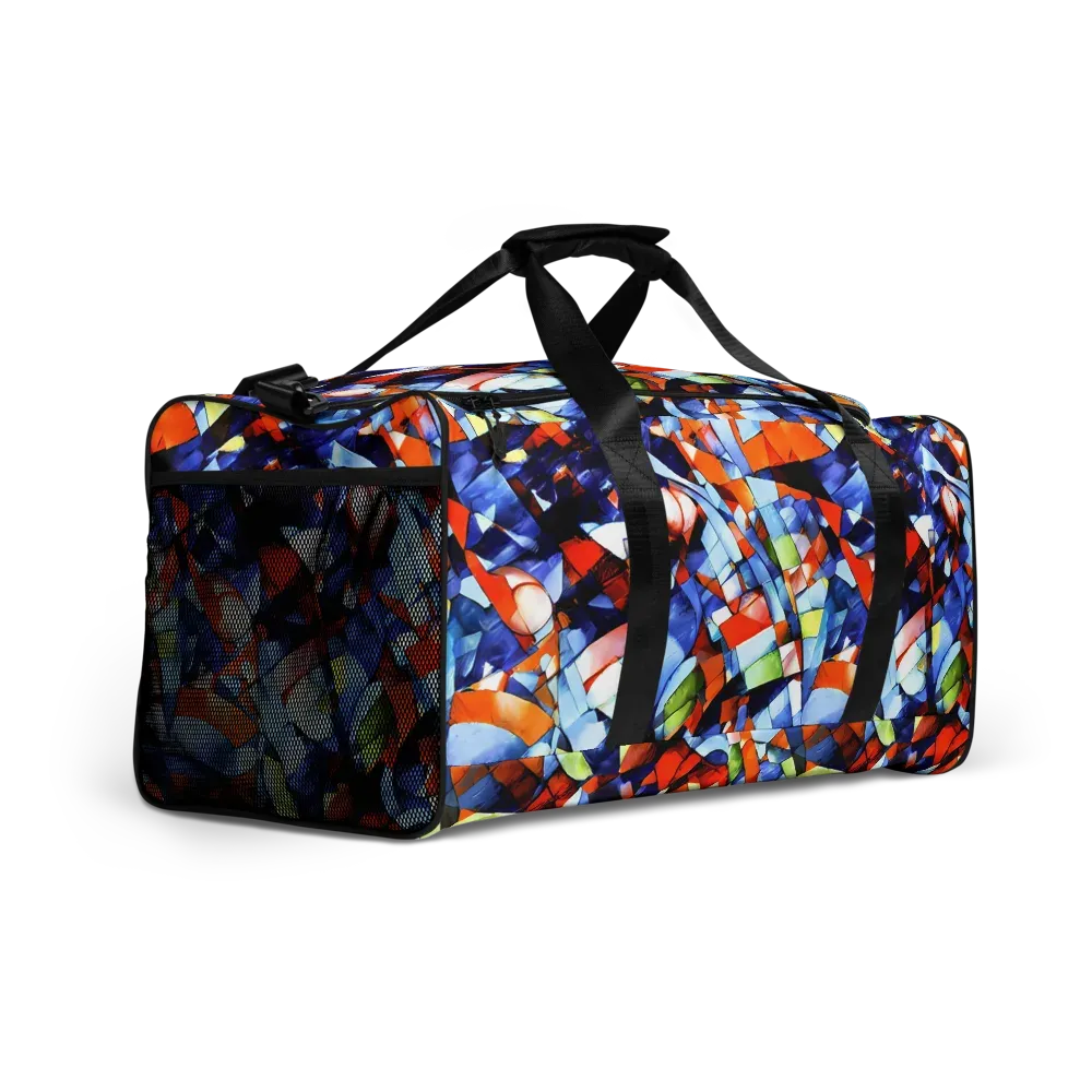 Cubist Current on Duffle Bag — Right Front