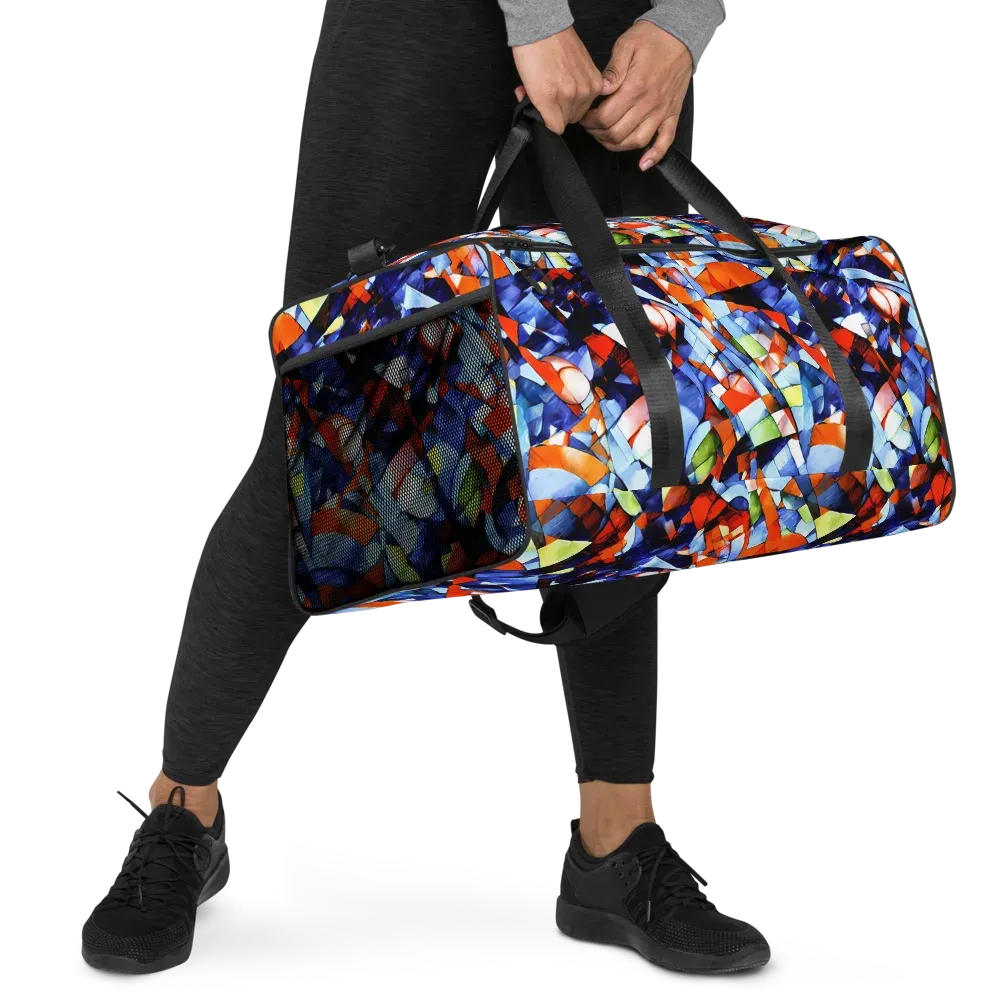 Cubist Current on Duffle Bag — Right Front