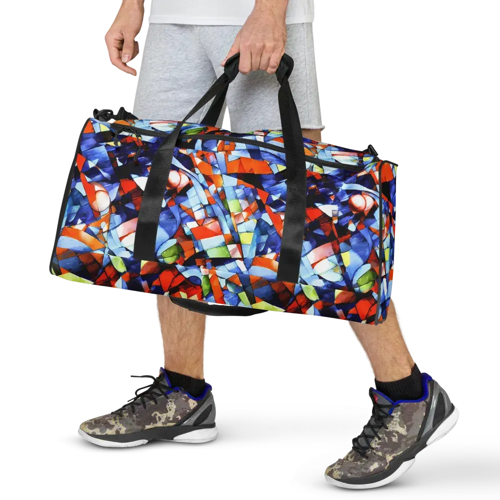 Cubist Current on Duffle Bag — Front