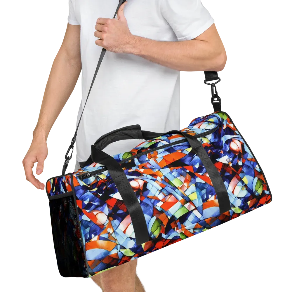 Cubist Current on Duffle Bag — Right Front