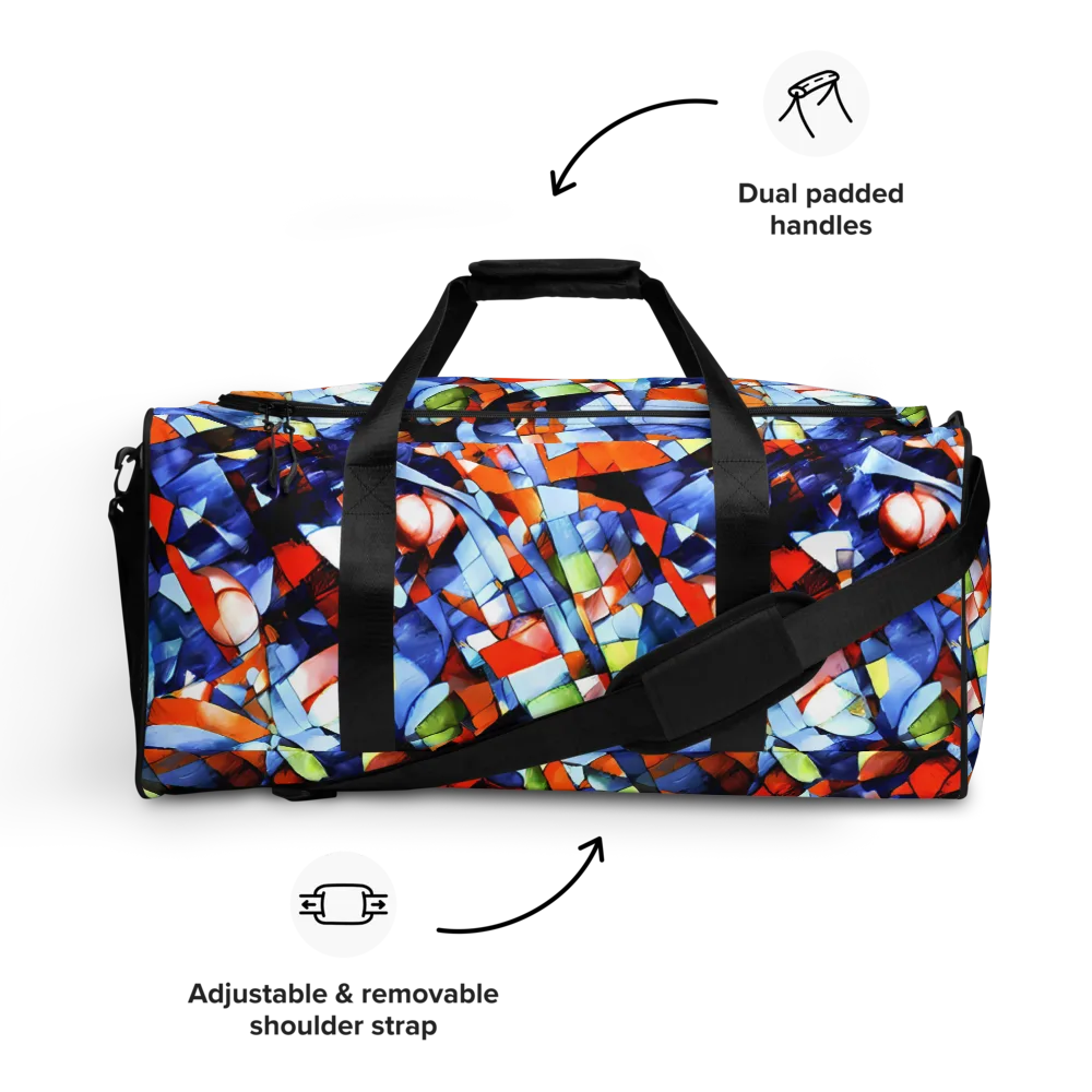 Cubist Current on Duffle Bag — Front