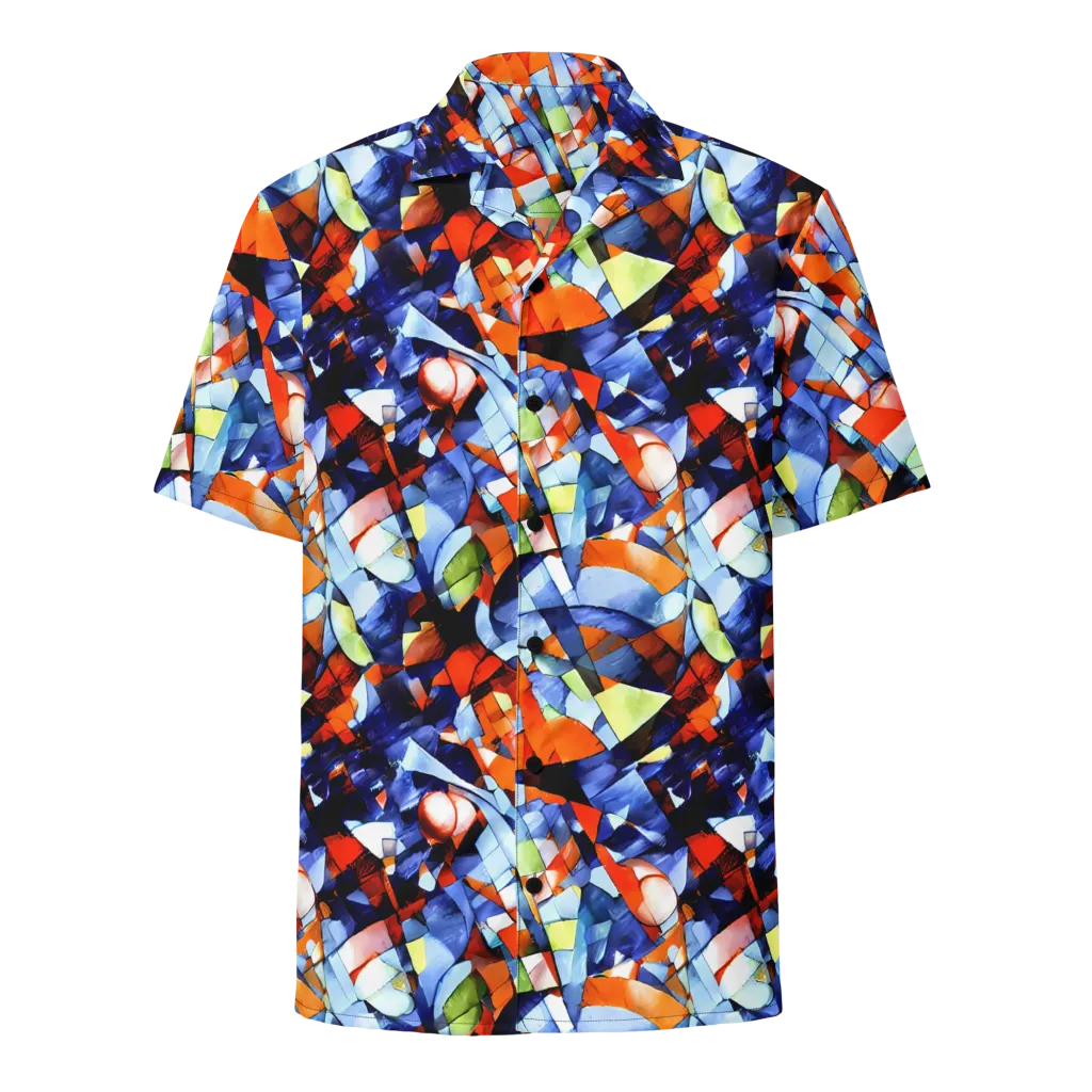 Cubist Current on Button Shirt — Front