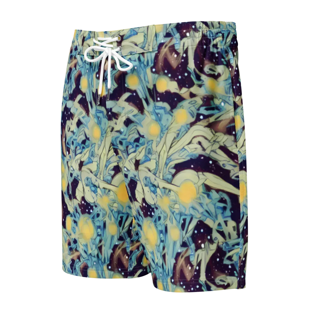 Celestial Fossil on Men's Board Shorts — Front