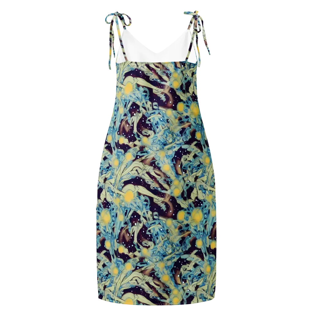 Celestial Fossil on Slip Dress — Back