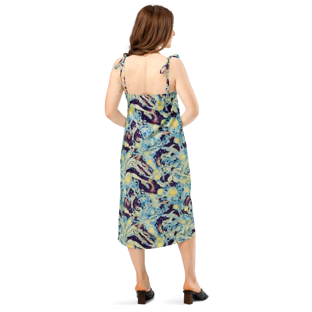 Celestial Fossil on Slip Dress — Back