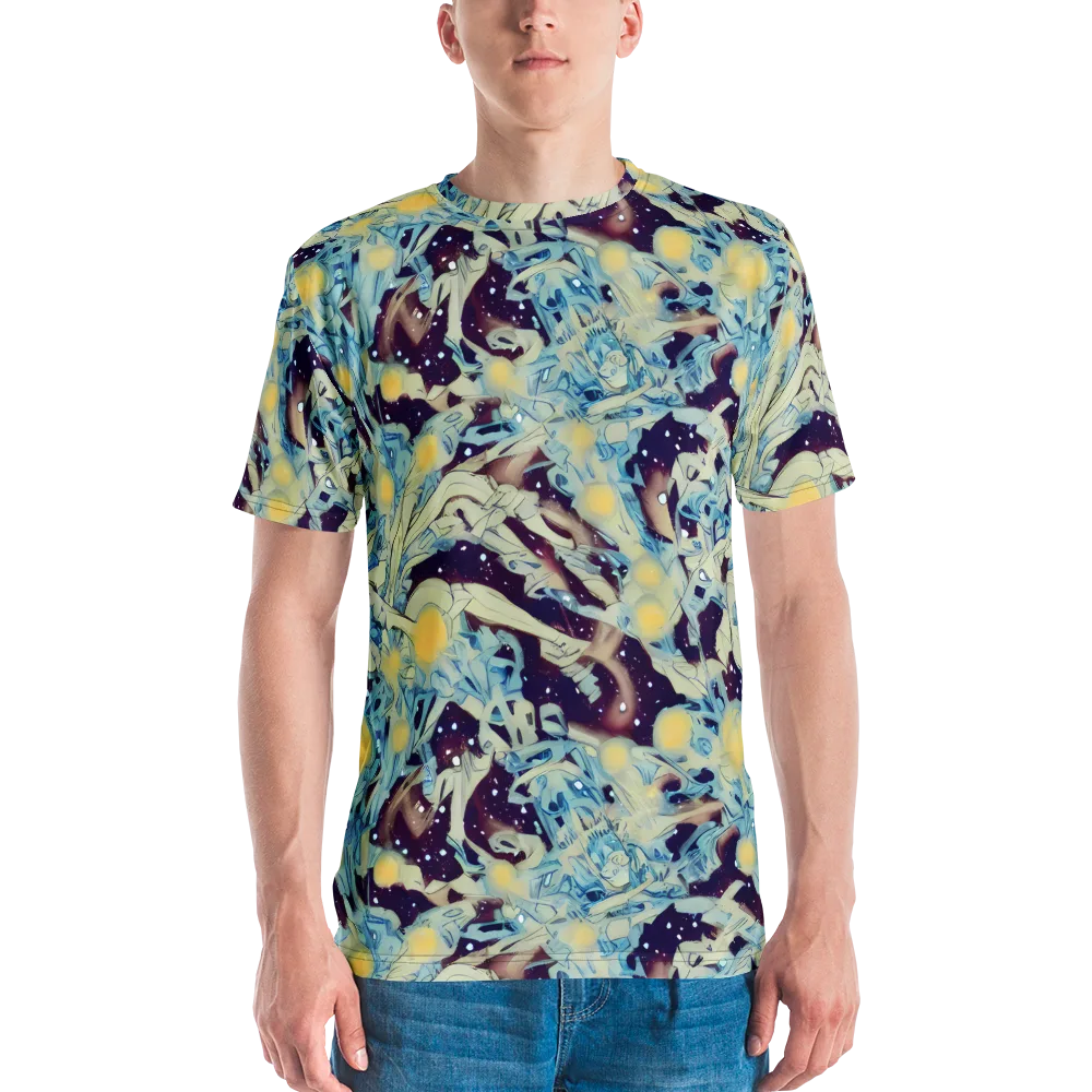 Celestial Fossil on Men's Crew Neck T-Shirt — Front