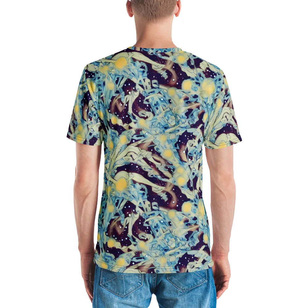 Celestial Fossil on Men's Crew Neck T-Shirt — Back