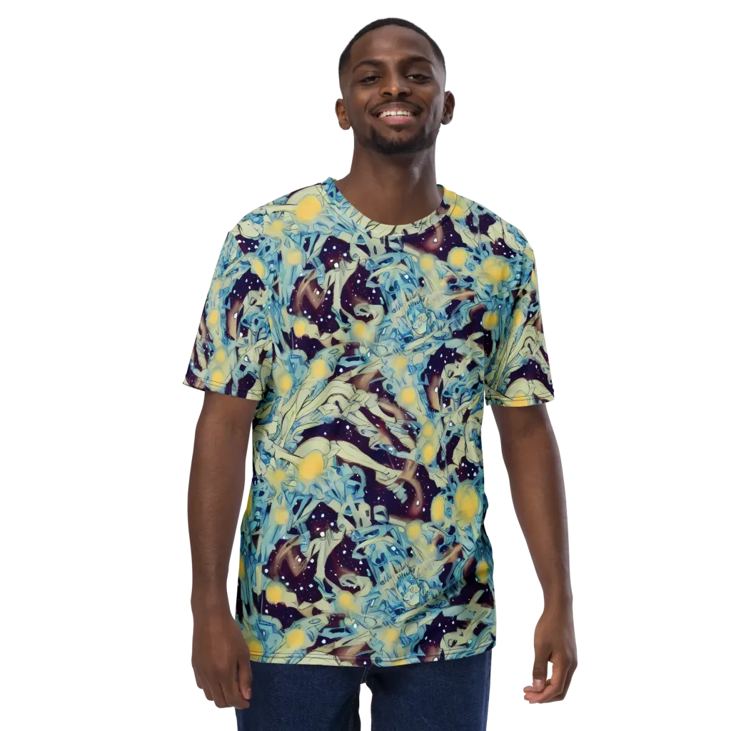 Celestial Fossil on Men's Crew Neck T-Shirt — Front