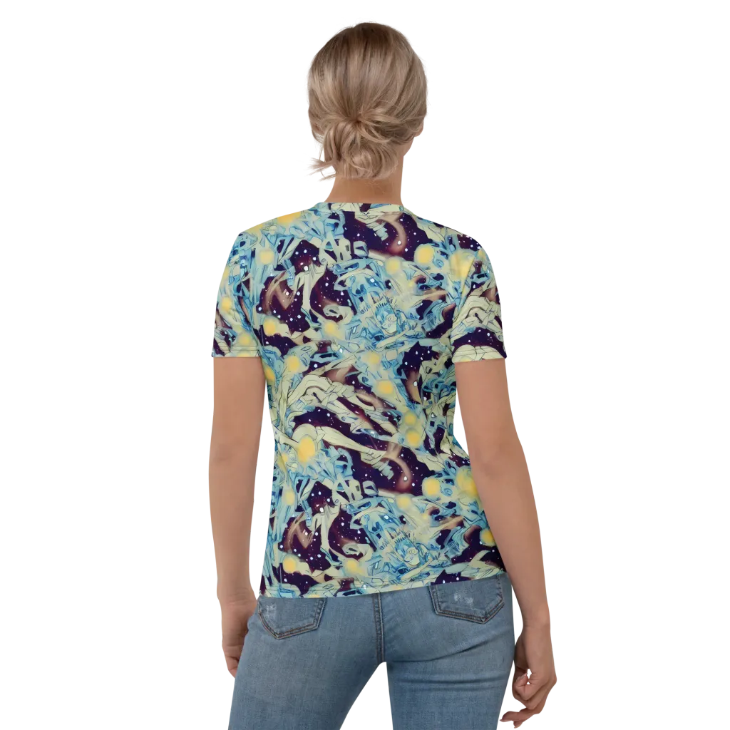 Celestial Fossil on Women's Crew Neck T-Shirt — Back