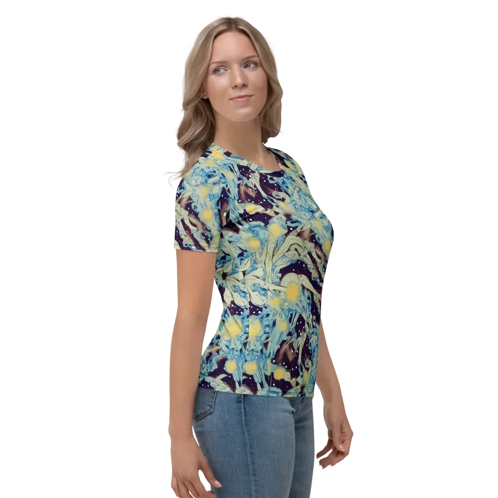 Celestial Fossil on Women's Crew Neck T-Shirt — Right
