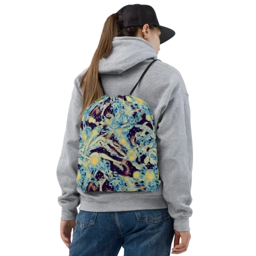 Celestial Fossil on a Drawstring Bag