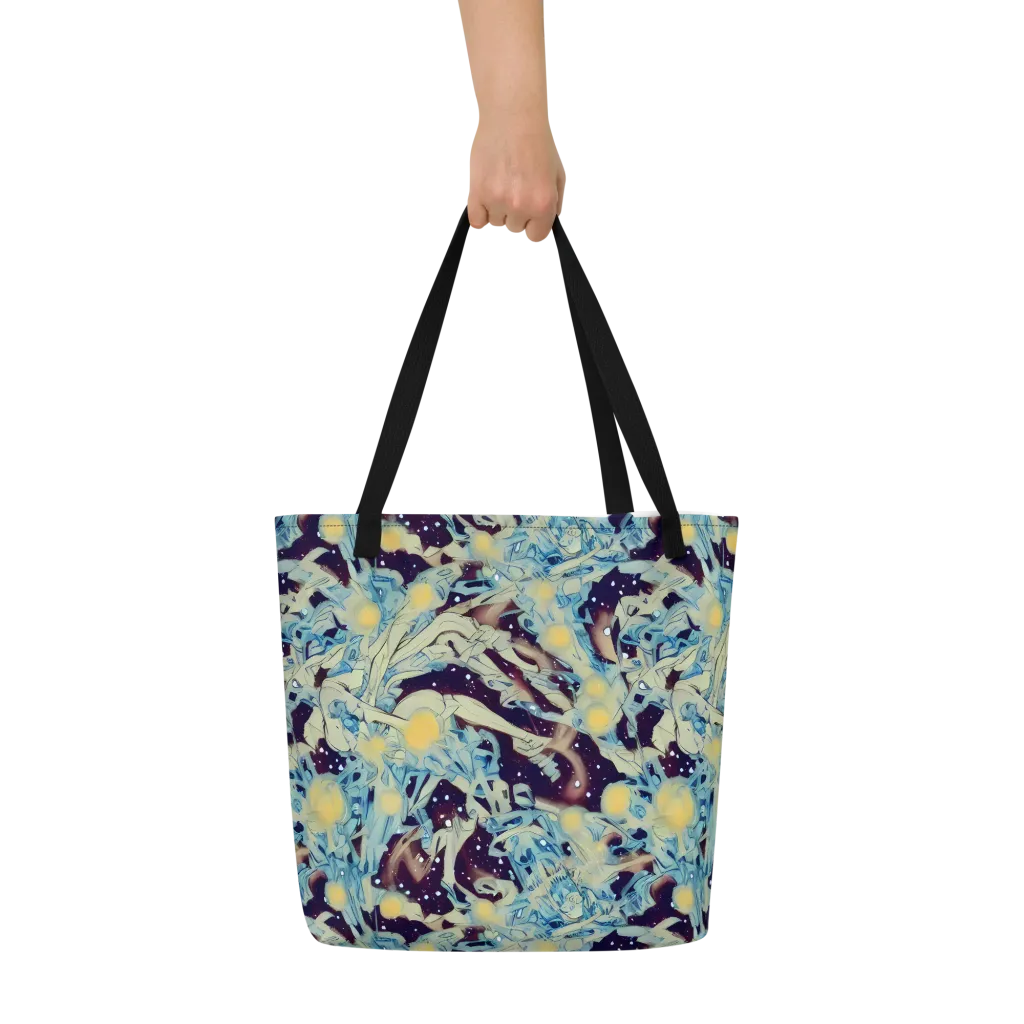 Celestial Fossil on Large Tote Bag W/ Pocket — Front