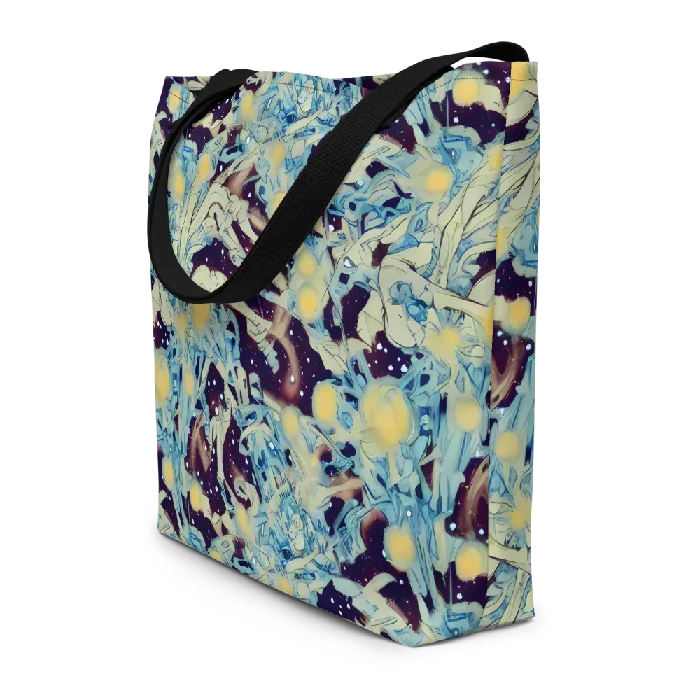 Celestial Fossil on Large Tote Bag W/ Pocket — Front