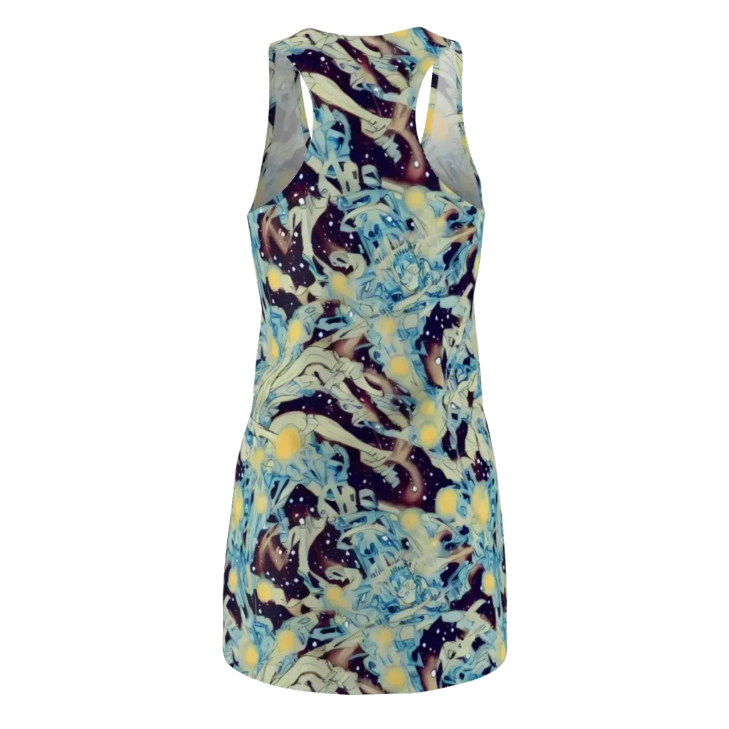 Celestial Fossil on Racerback Dress — Back