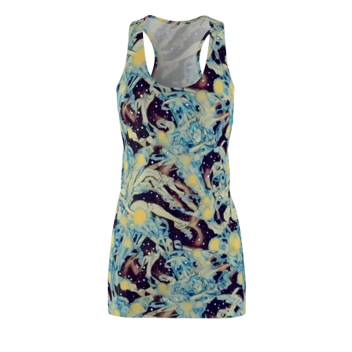 Celestial Fossil on a Racerback Dress