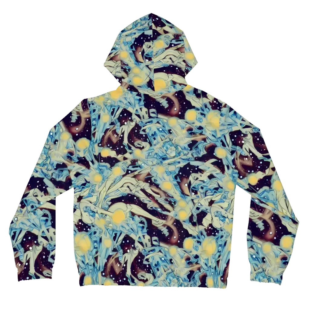 Celestial Fossil on Women's Full-Zip Hoodie — Back