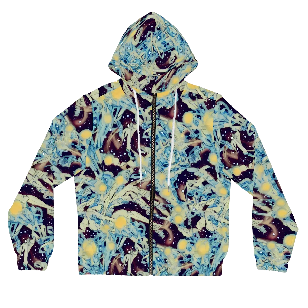 Celestial Fossil on Women's Full-Zip Hoodie — Front