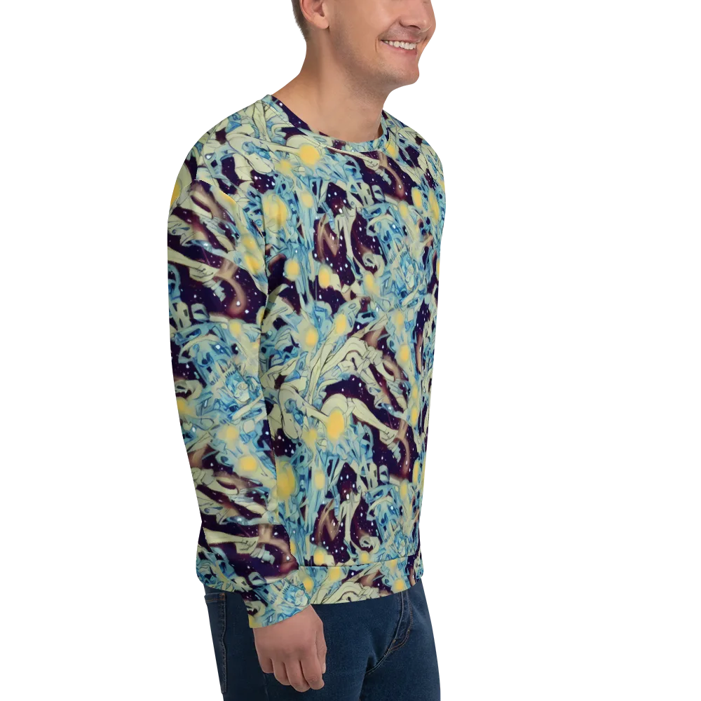 Celestial Fossil on Sweatshirt — Right Front
