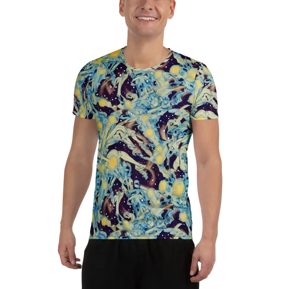 Celestial Fossil on Men's Athletic T-Shirt — Front