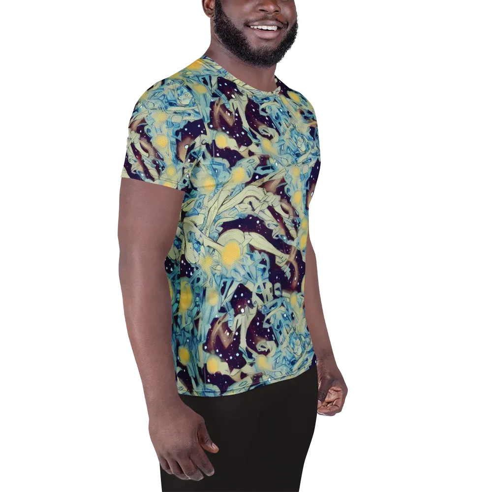 Celestial Fossil on Men's Athletic T-Shirt — Right