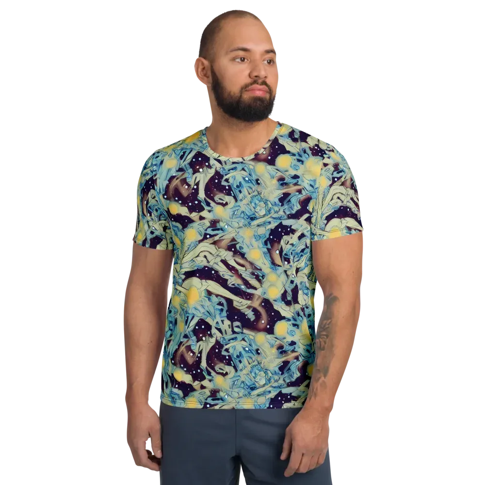 Celestial Fossil on Men's Athletic T-Shirt — Front