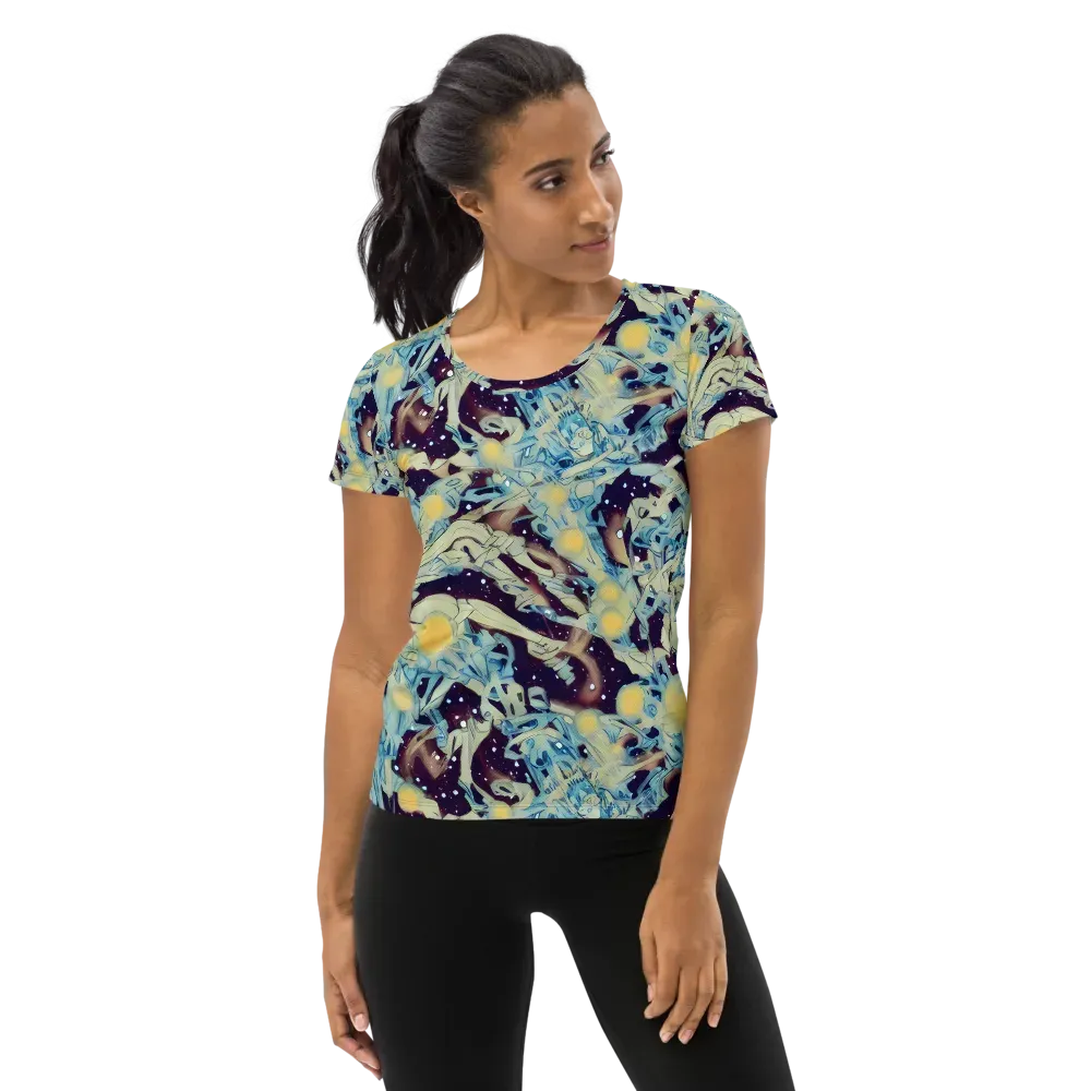 Celestial Fossil on Women's Athletic T-Shirt — Front