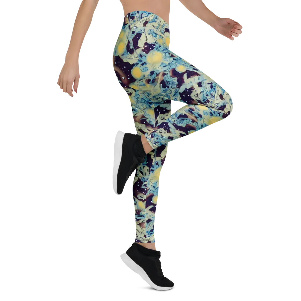 Celestial Fossil on Leggings — Right