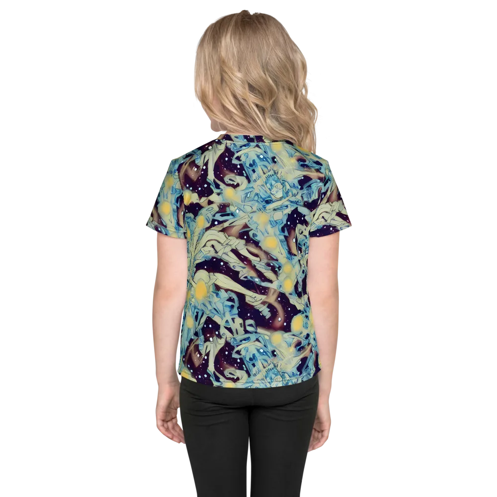 Celestial Fossil on Kids Crew Neck T-Shirt — Back