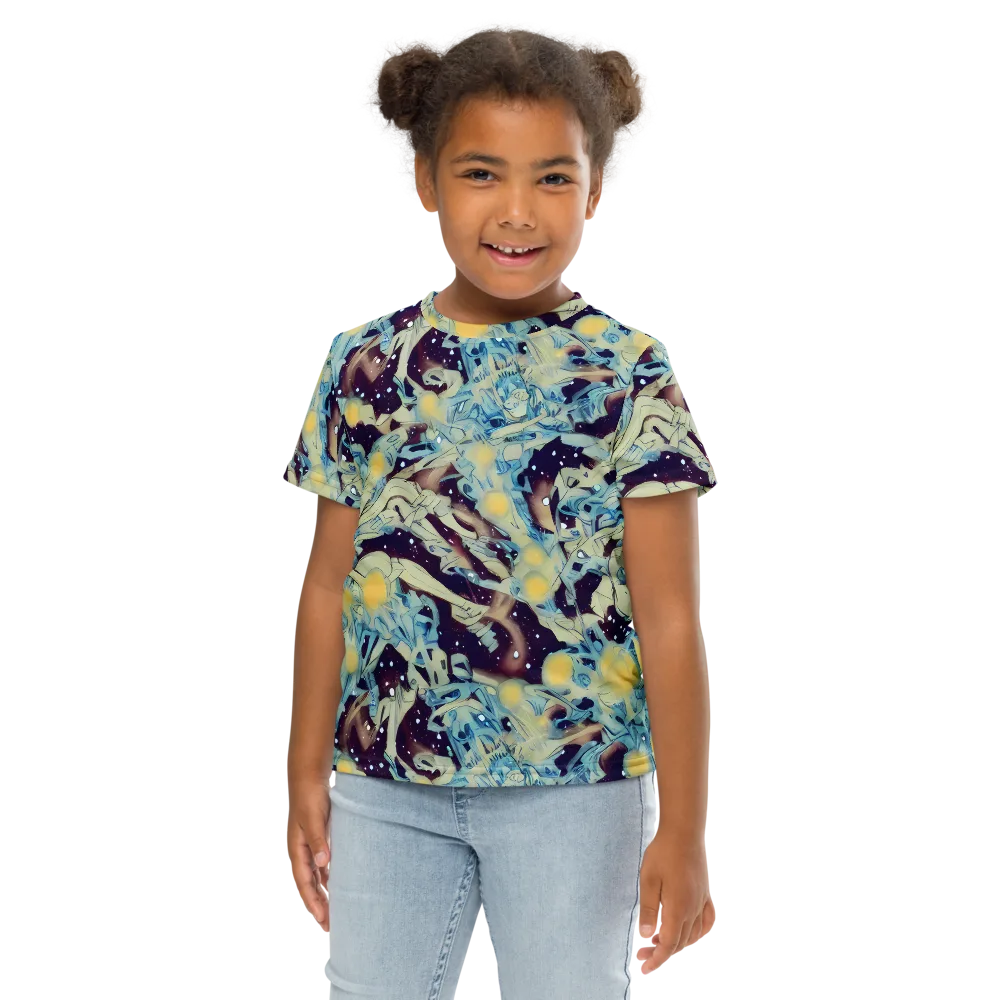 Celestial Fossil on Kids Crew Neck T-Shirt — Front