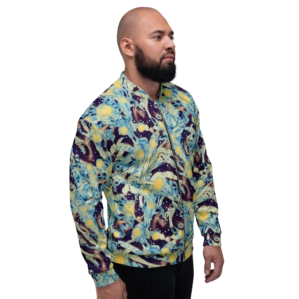 Celestial Fossil on Bomber Jacket — Right