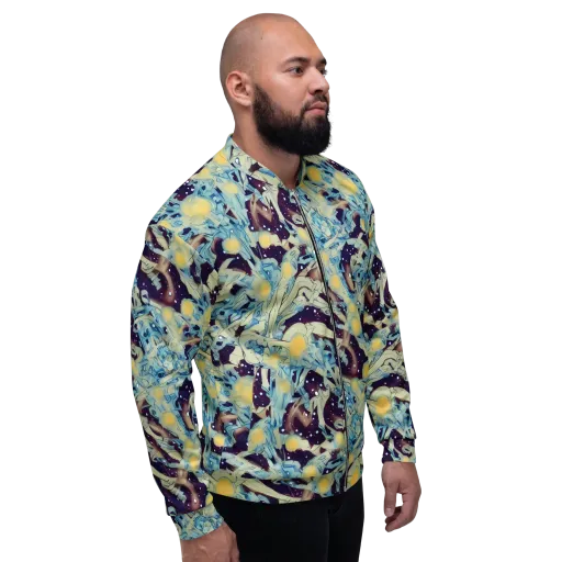 Celestial Fossil on a Bomber Jacket