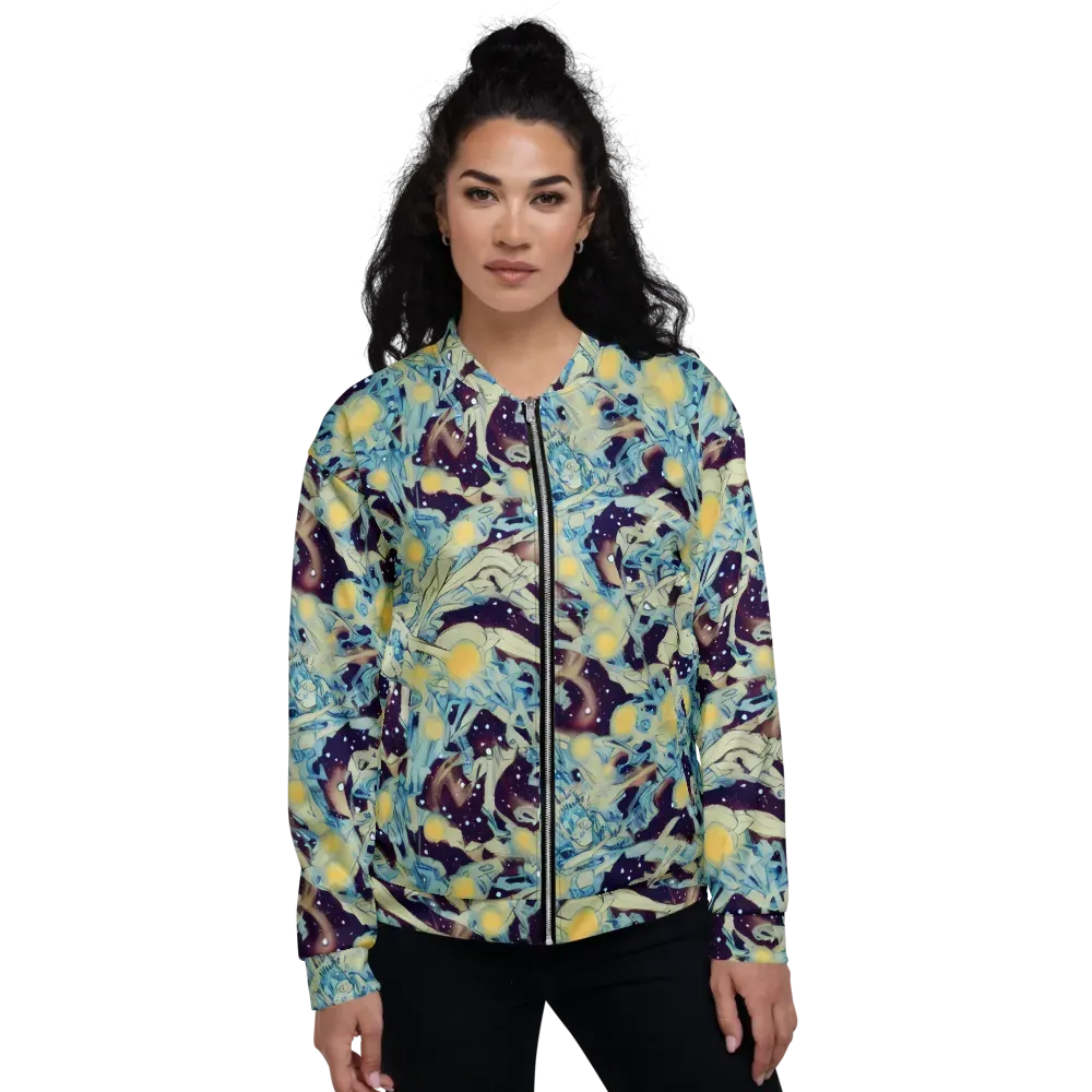 Celestial Fossil on Bomber Jacket — Front