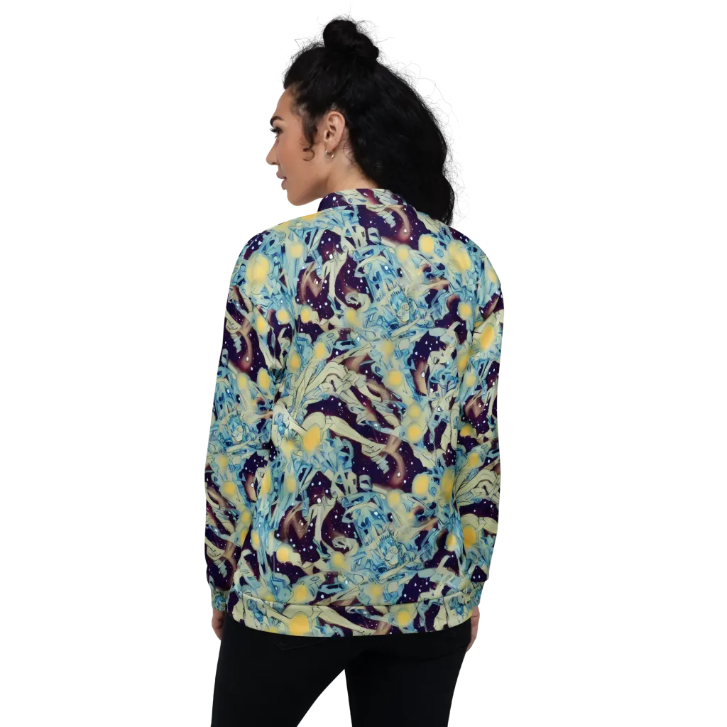 Celestial Fossil on Bomber Jacket — Back