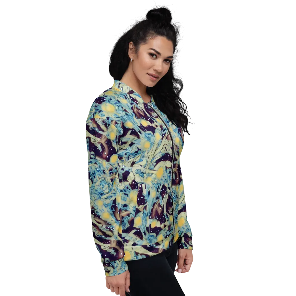 Celestial Fossil on Bomber Jacket — Right