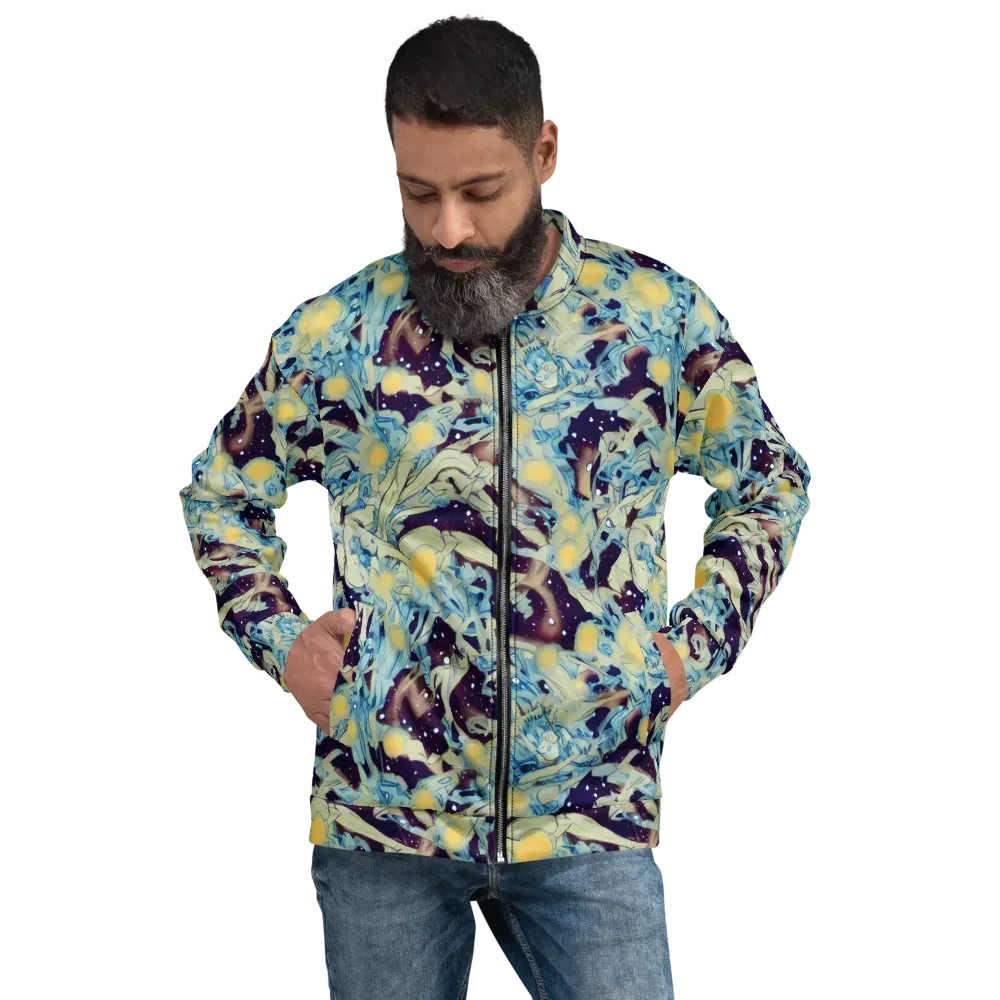 Celestial Fossil on Bomber Jacket — Front