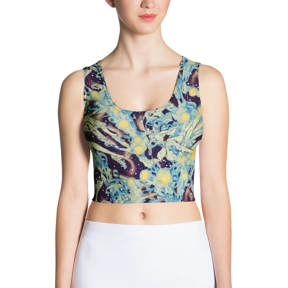 Celestial Fossil on Crop Top — Front