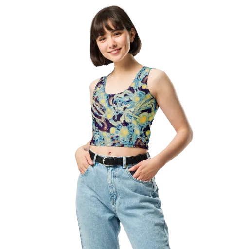 Celestial Fossil on a Crop Top