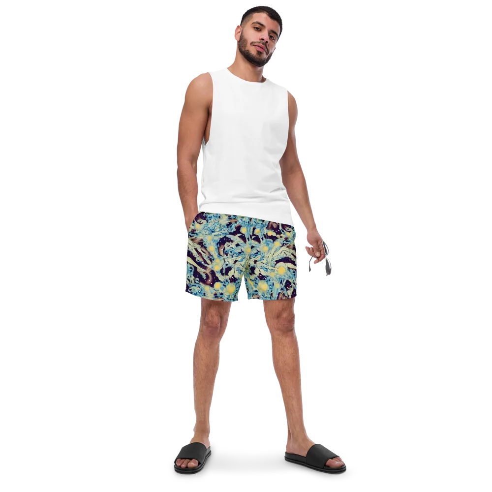 Celestial Fossil on Swim Trunks — Front