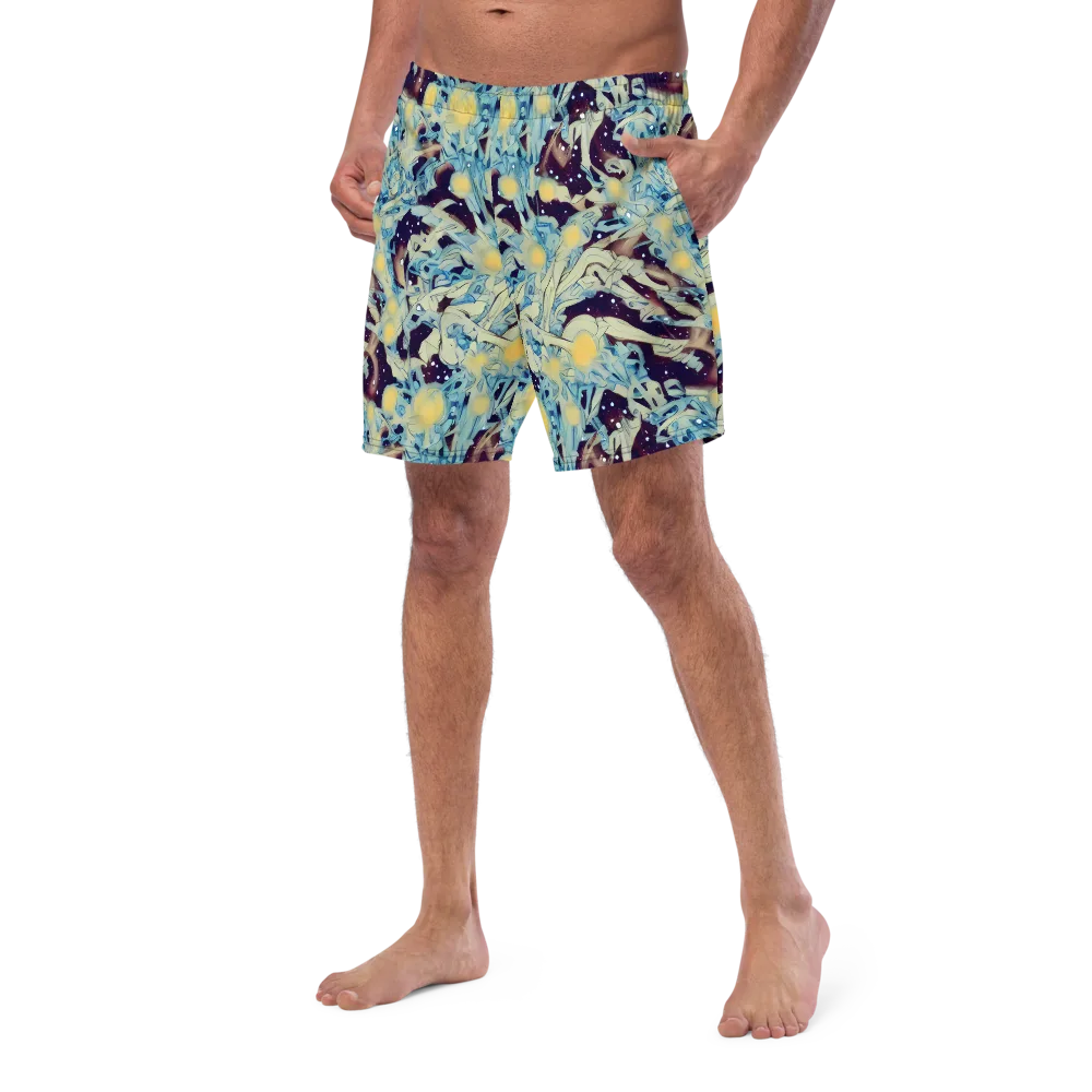 Celestial Fossil on Swim Trunks — Left Front