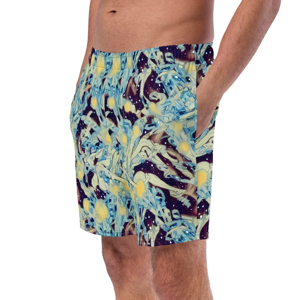 Celestial Fossil on Swim Trunks — Left Front