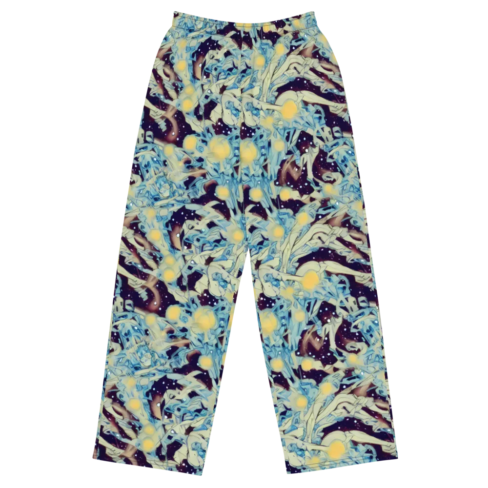 Celestial Fossil on Wide-Leg Pants — Front