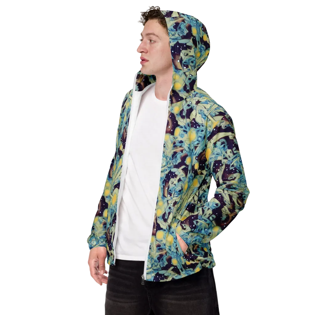 Celestial Fossil on Men's Windbreaker — Left Front