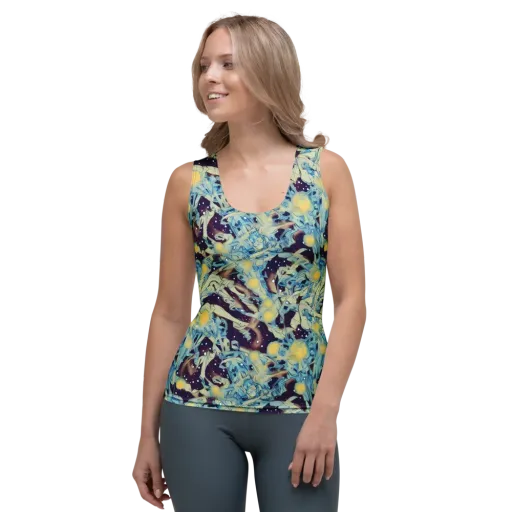 Celestial Fossil on a Women's Tank Top